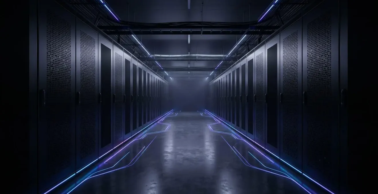 Abstract visualization of interconnected trading venues with hidden pathways representing dark pool transactions
