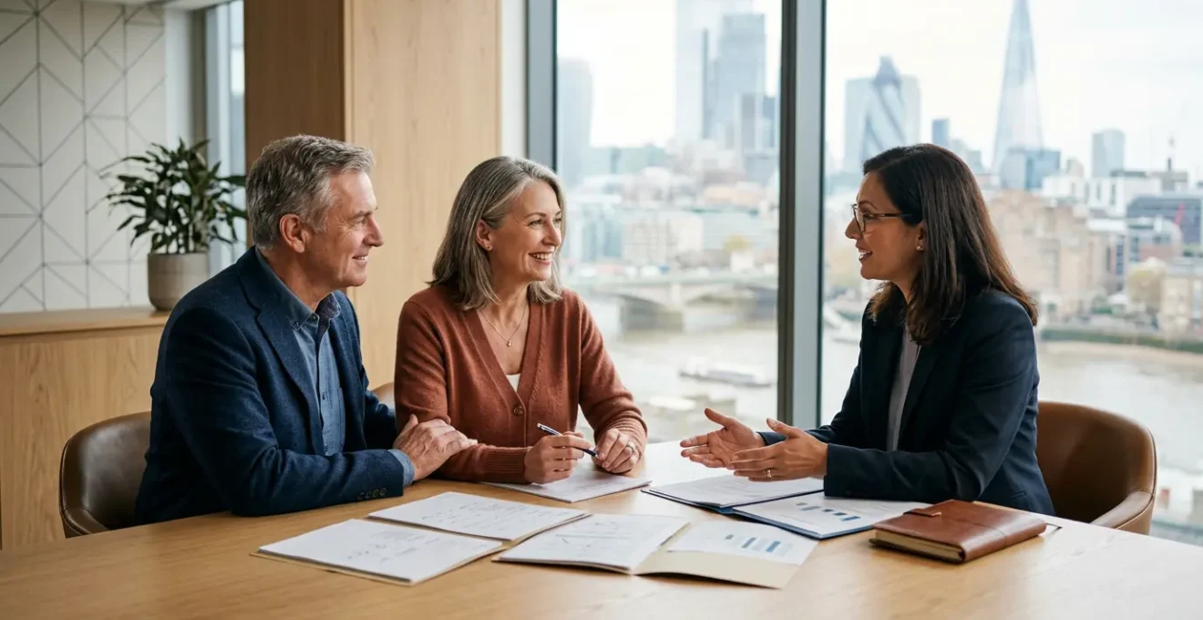 Professional financial planning scene showing enhanced retirement income opportunities through medical disclosure