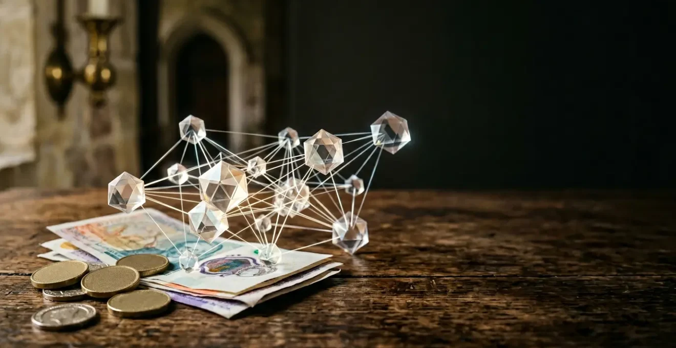 Digital asset financial security and decentralised finance concept