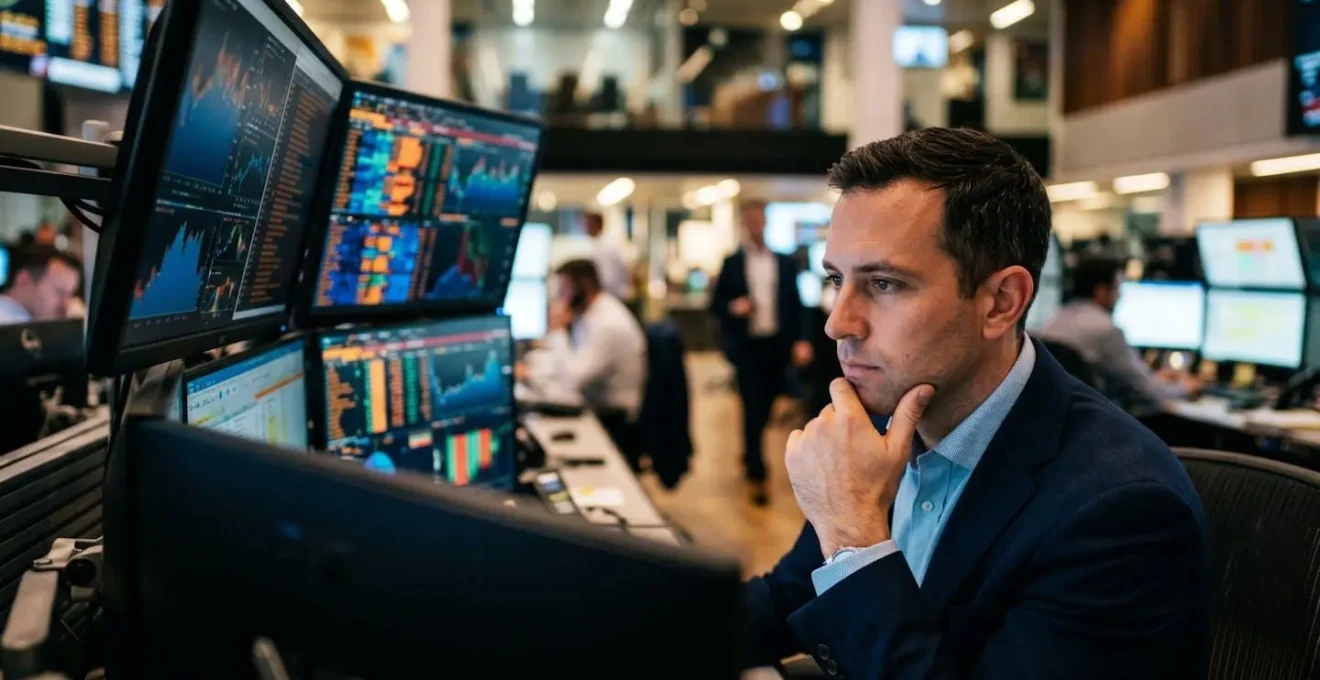 Visual representation of market panic creating deep value opportunities in UK stocks